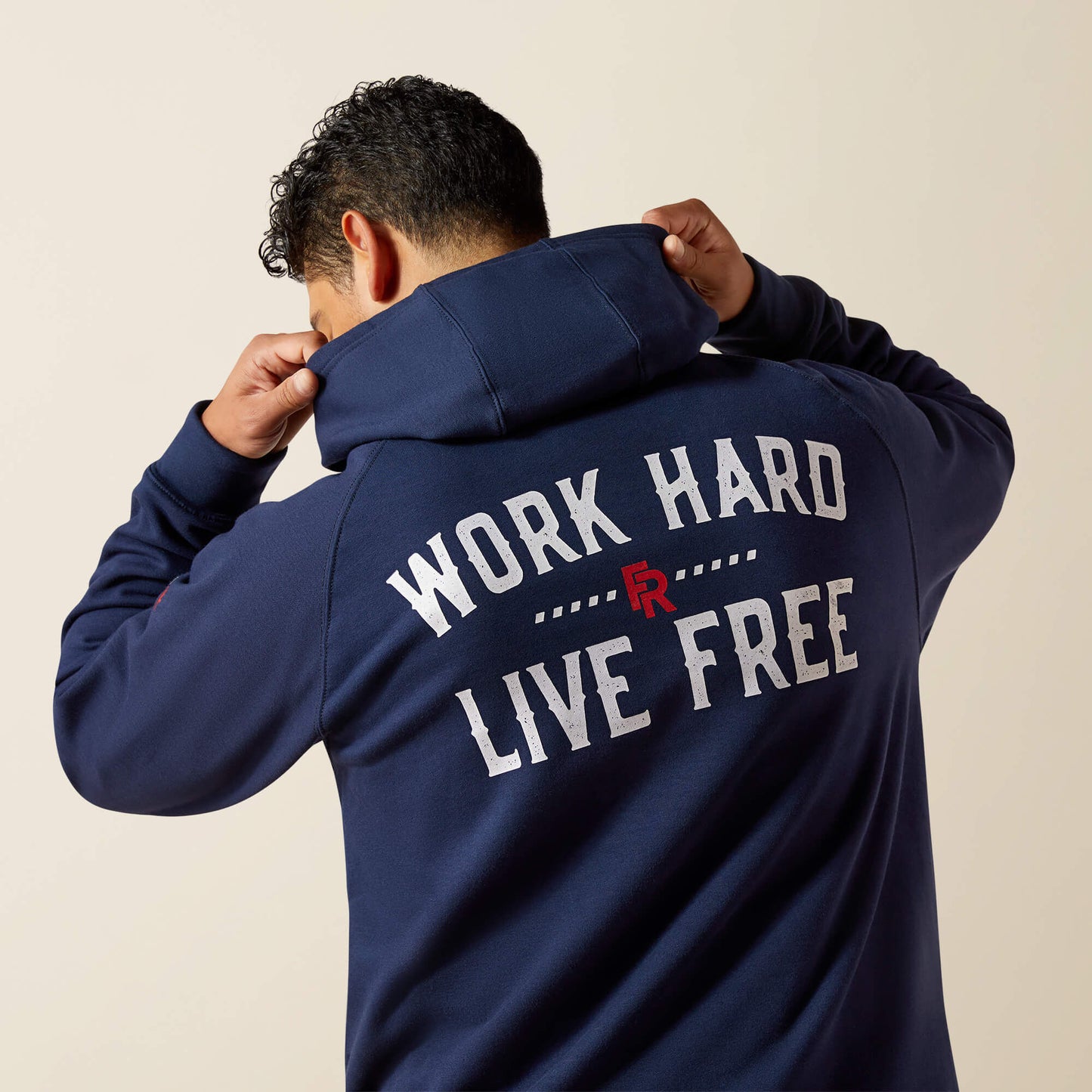 Ariat Men FR DuraStretch Work Hard Live Free Hoodie