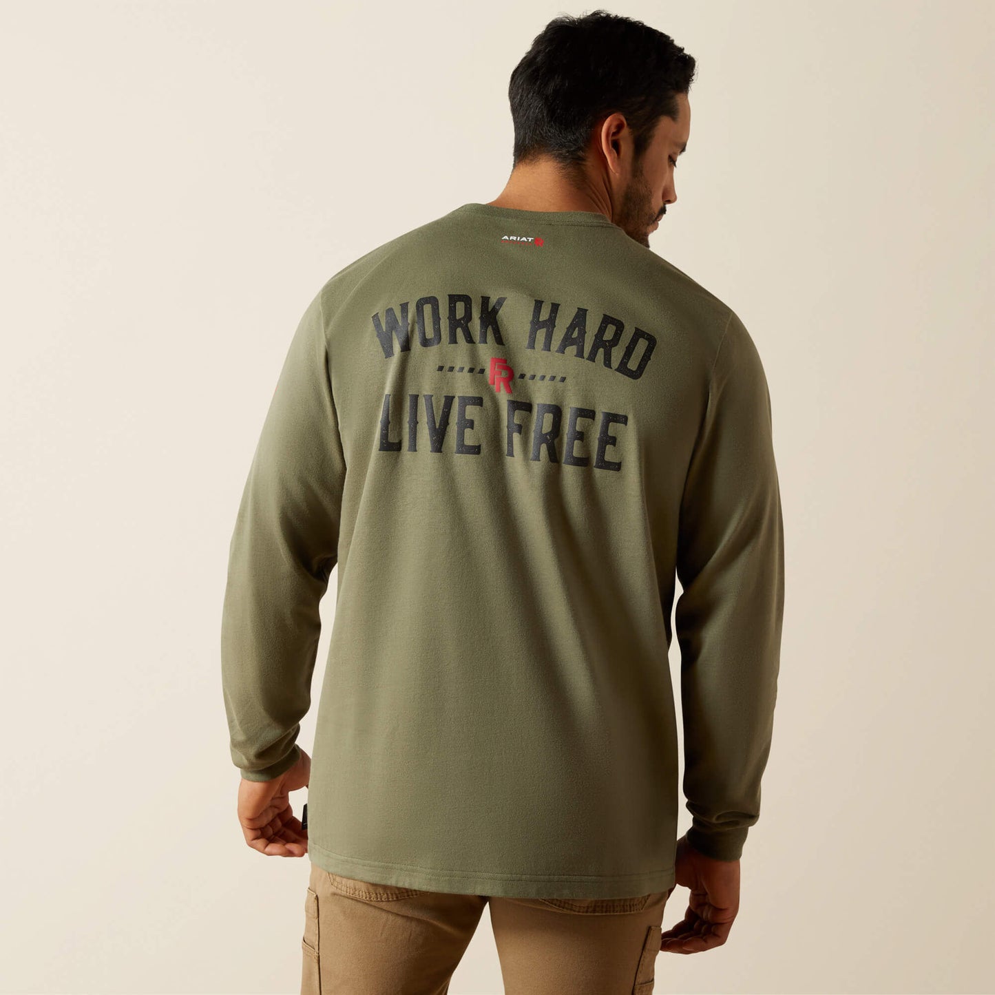 Ariat Men FR Work Hard Live Free T-Shirt