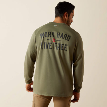 Ariat Men FR Work Hard Live Free T-Shirt