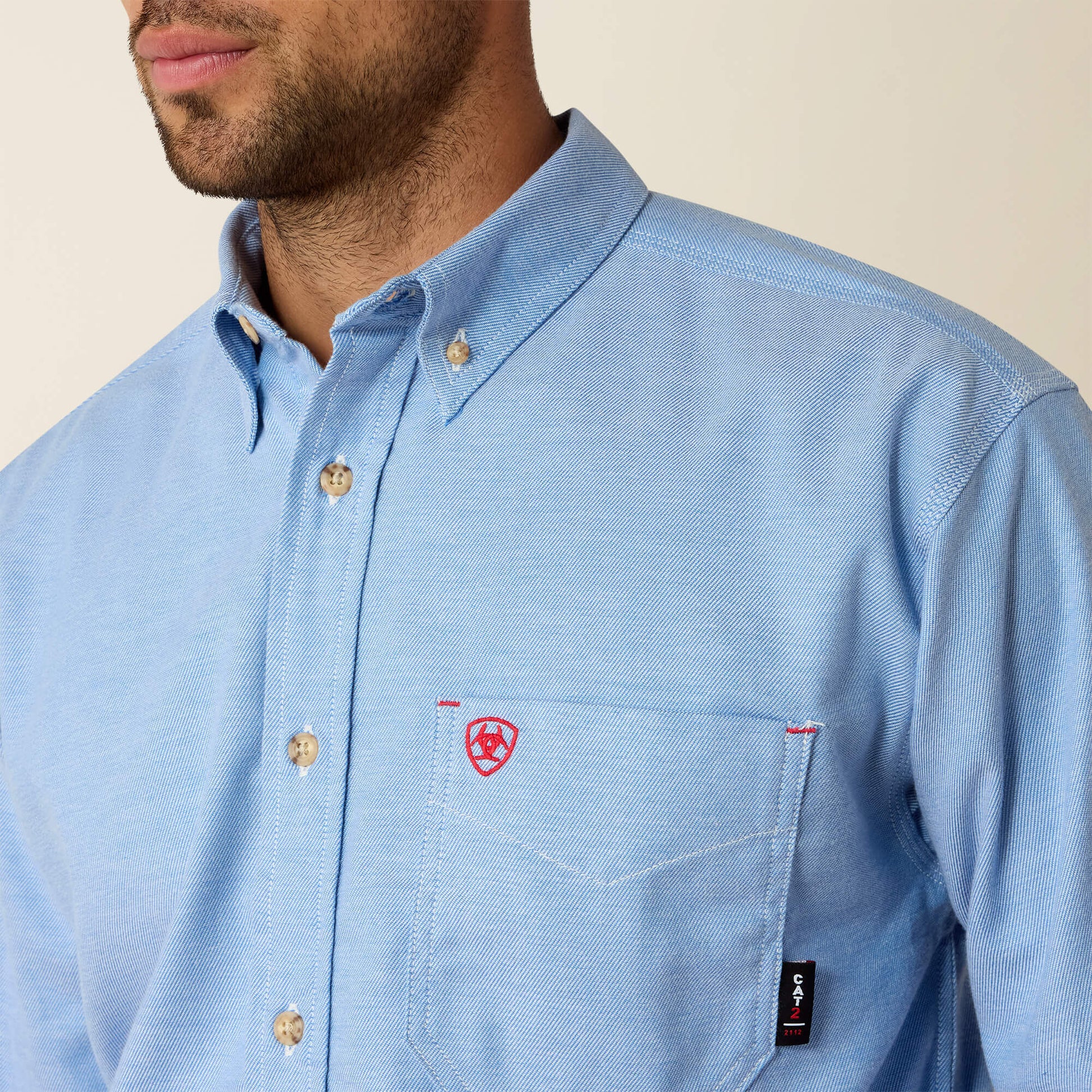 Ariat Men FR Solid Twill DuraStretch Work Shirt
