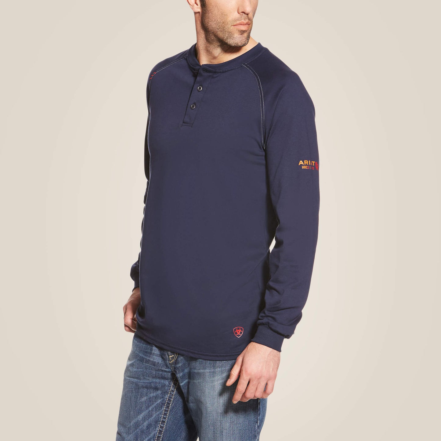 Ariat Men FR Henley Top