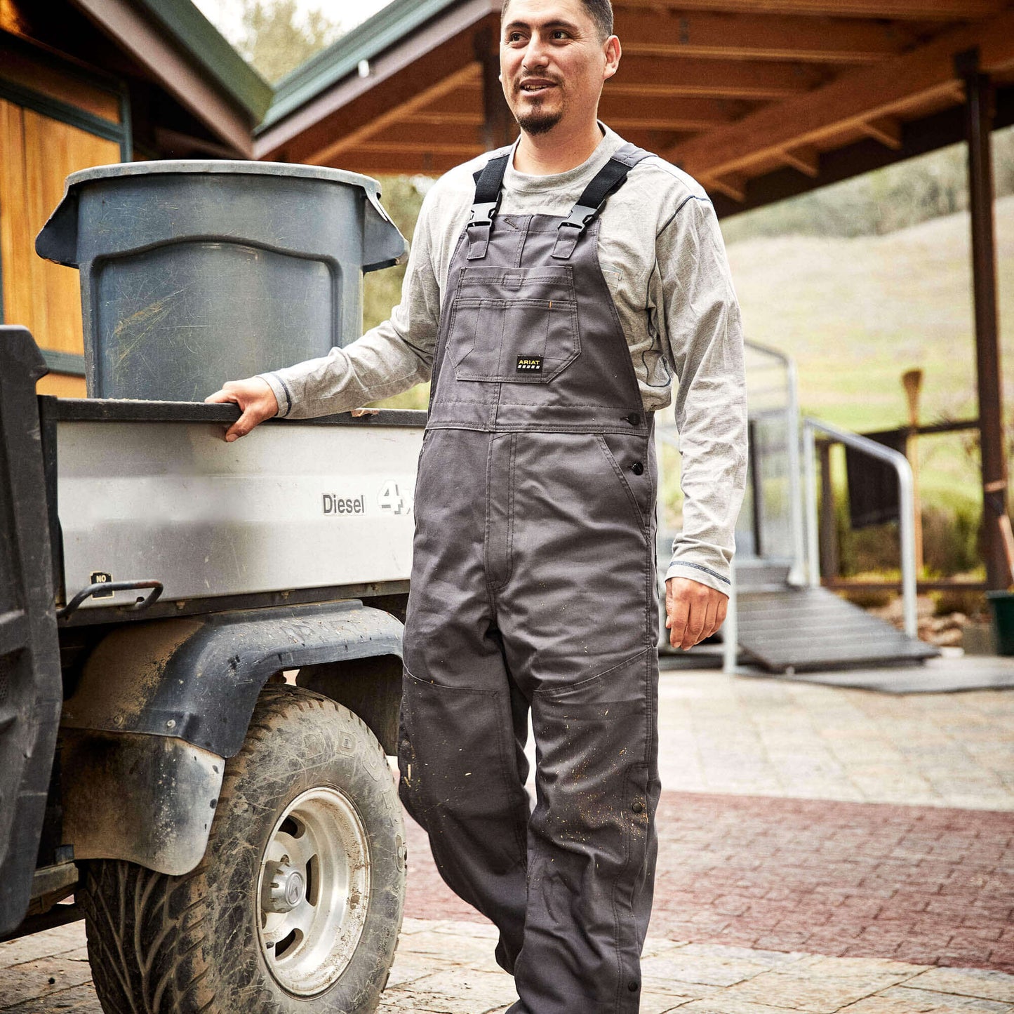 Ariat Men Rebar Duracanvas Unlined Bib