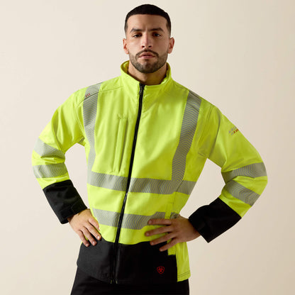 Ariat Men FR Vernon Hi-Vis Softshell Jacket