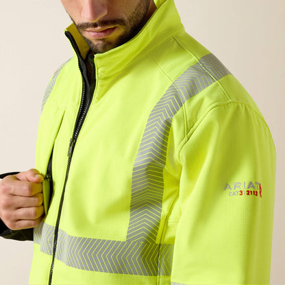 Ariat Men FR Vernon Hi-Vis Softshell Jacket
