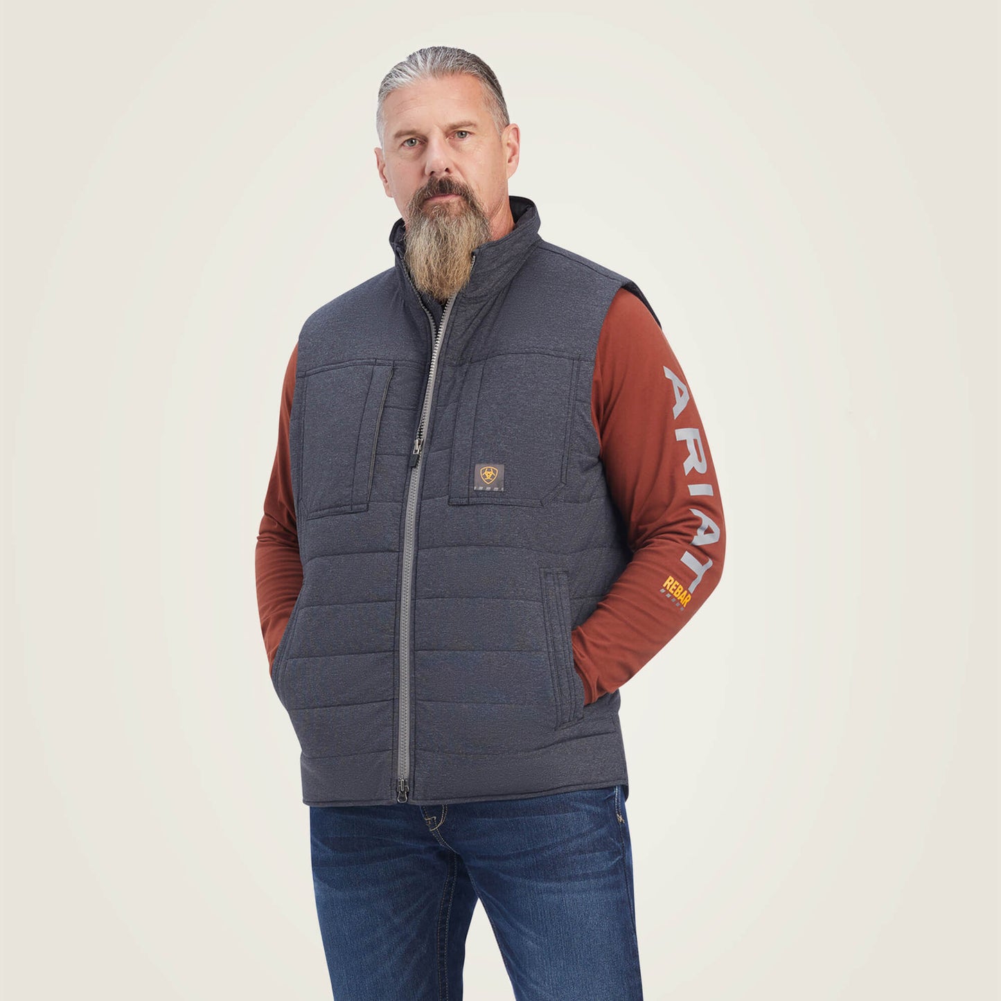 Ariat Men Rebar Valiant Ripstop Insulated Vest
