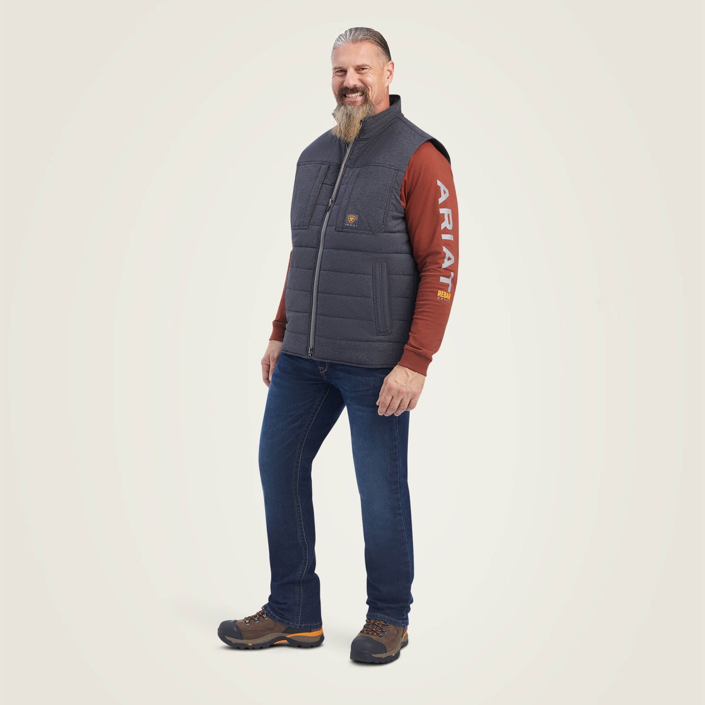 Ariat Men Rebar Valiant Ripstop Insulated Vest
