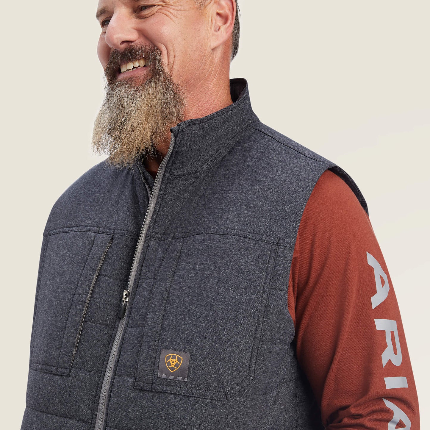 Ariat Men Rebar Valiant Ripstop Insulated Vest