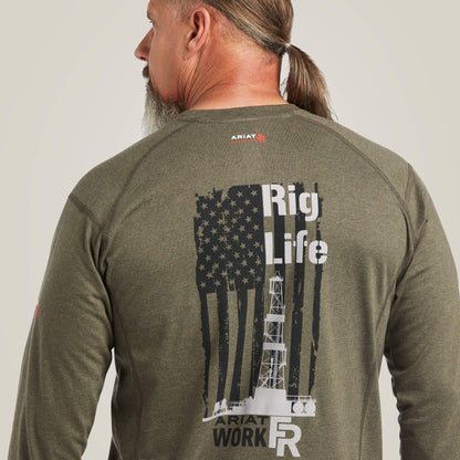 Ariat Men FR Air Rig Life Graphic T-Shirt