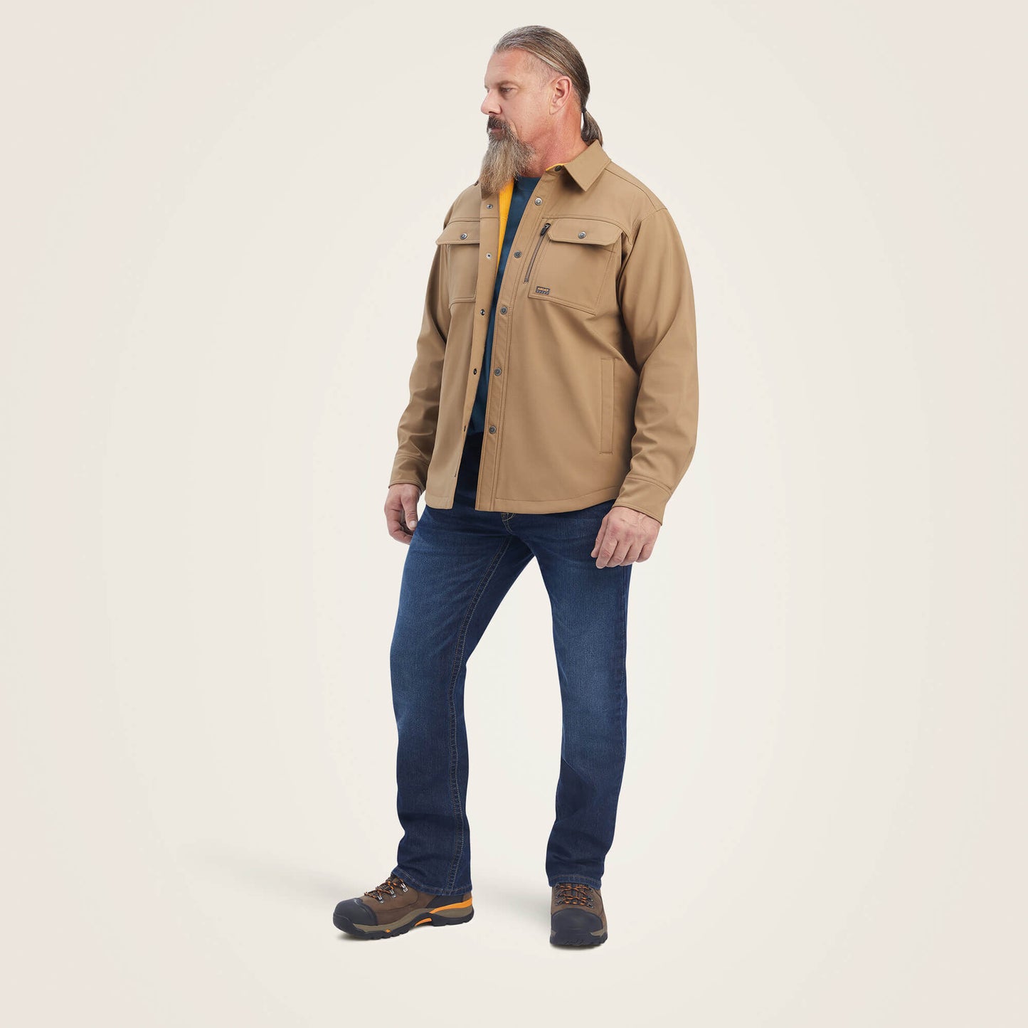 Ariat Men Rebar DuraStretch Utility Softshell Shirt Jacket