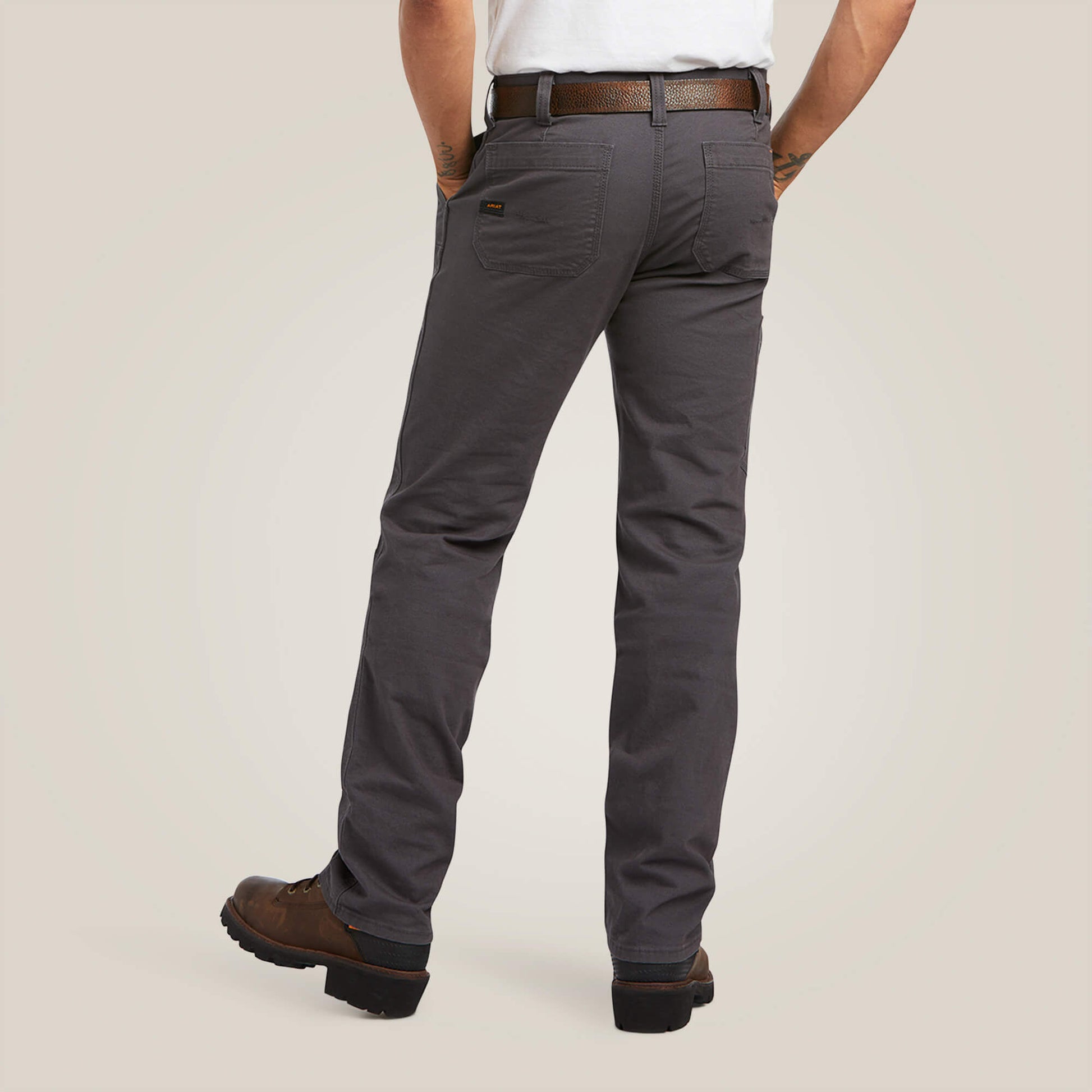 Ariat Men Rebar M7 Slim DuraStretch Made Tough Double Front Straight Pant