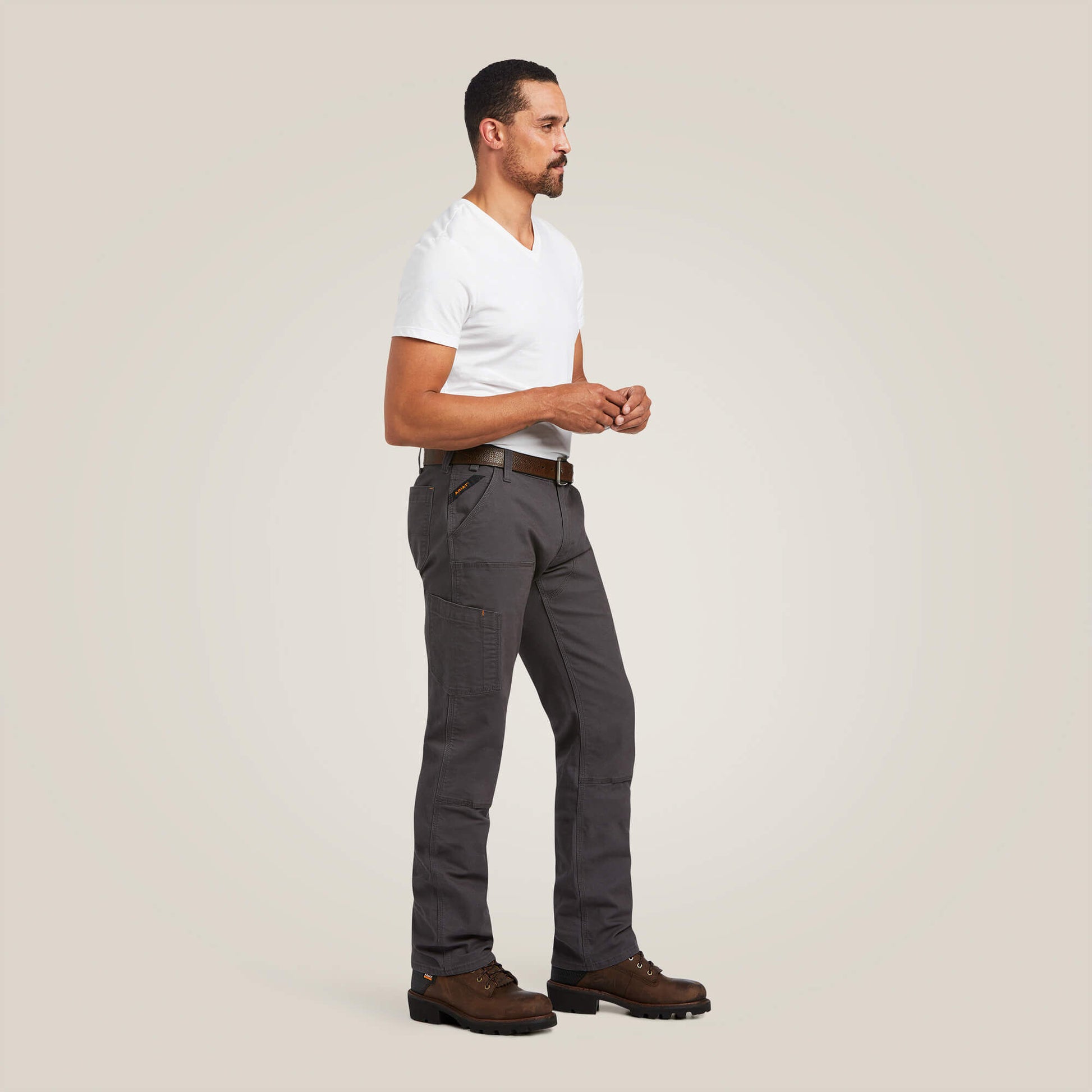 Ariat Men Rebar M7 Slim DuraStretch Made Tough Double Front Straight Pant