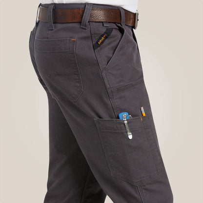 Ariat Men Rebar M7 Slim DuraStretch Made Tough Double Front Straight Pant