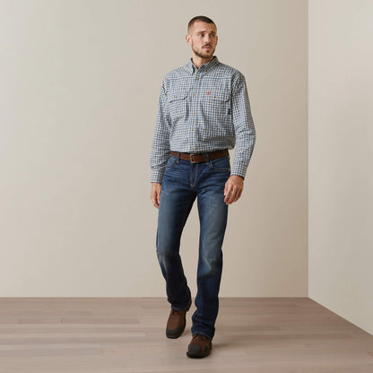 Ariat Men FR Plaid Featherlight Work Shirt