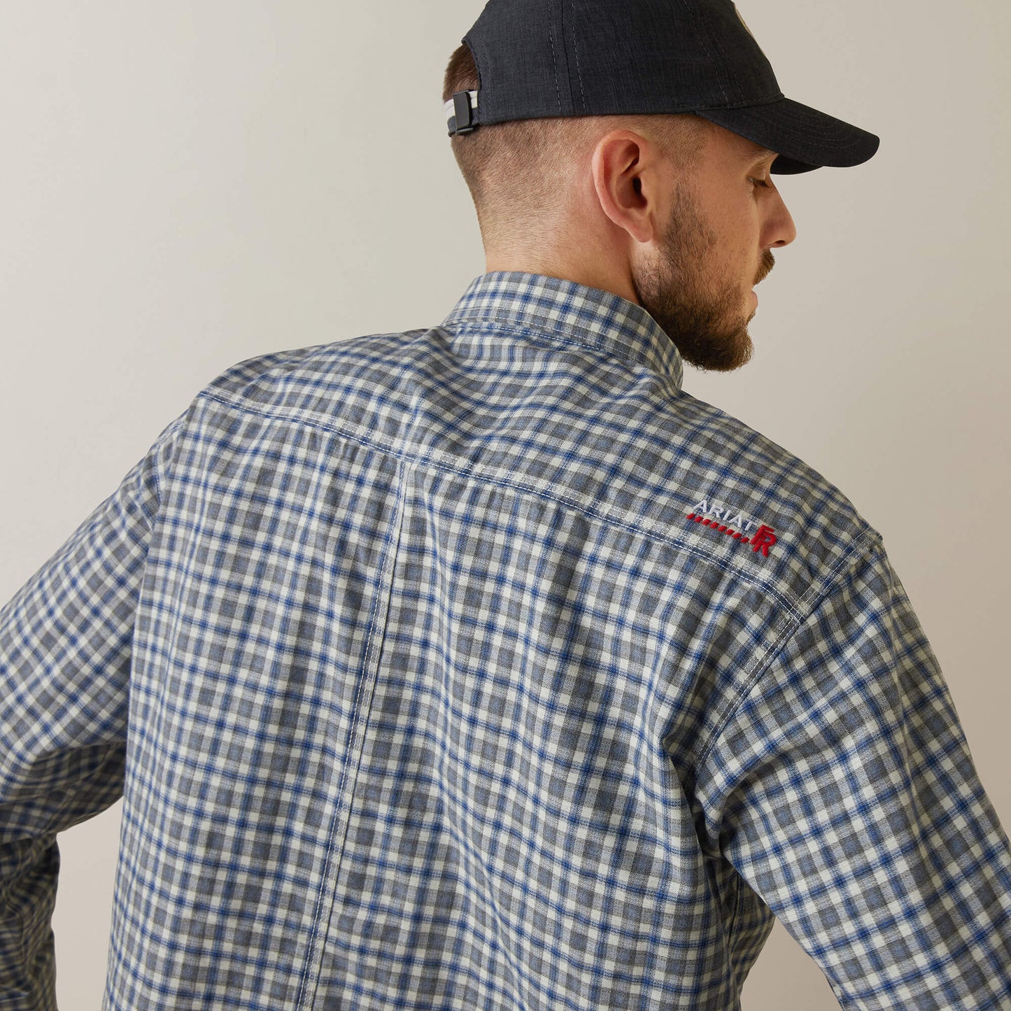 Ariat Men FR Plaid Featherlight Work Shirt