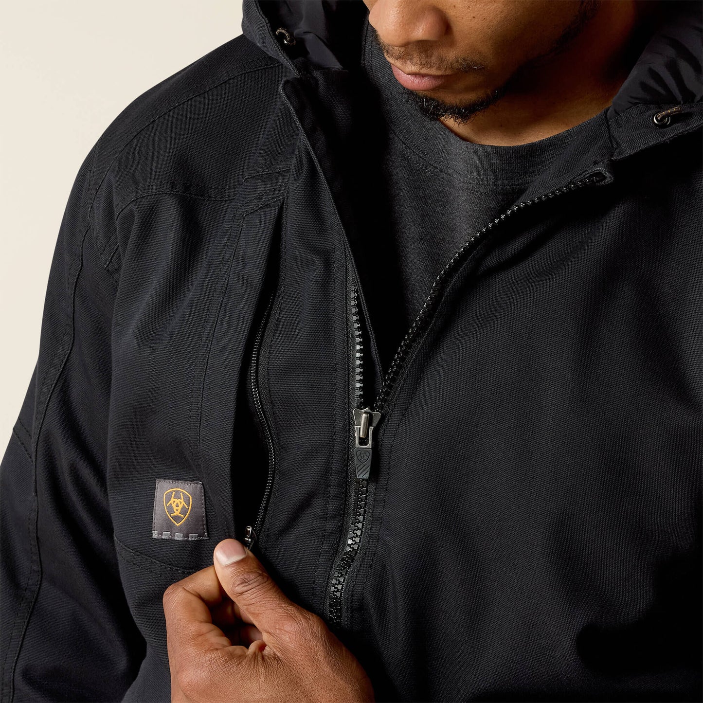 Ariat Men Rebar Washed DuraCanvas Insulated Jacket