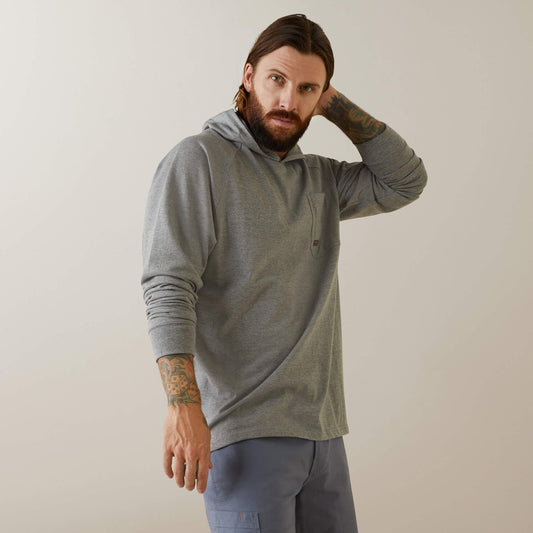 Ariat Men Rebar Cotton Strong Hooded T-Shirt