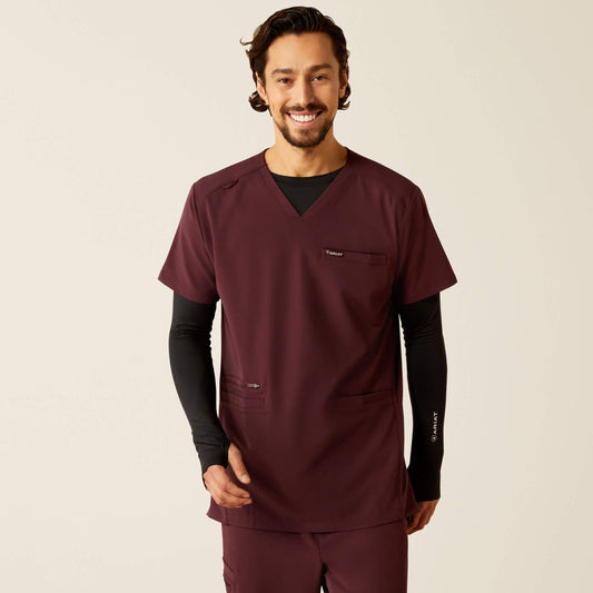 Ariat Men Derham 6 Pocket Scrub Top