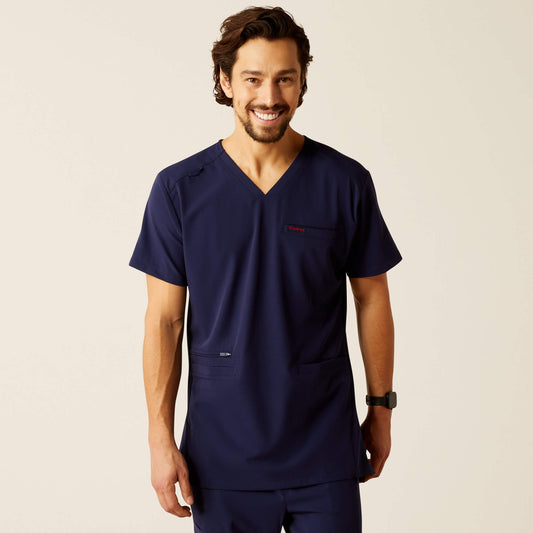 Ariat Men Derham 6 Pocket Scrub Top