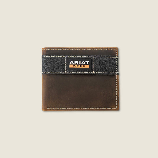 Ariat Men Work Canvas Bifold Wallet