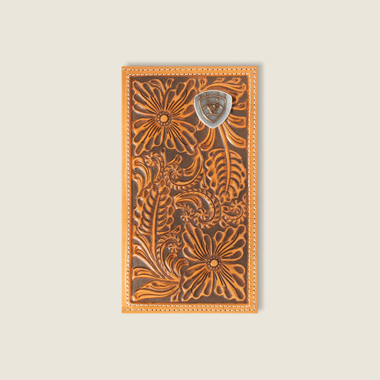 Ariat Men Southwest Emboss Rodeo Wallet