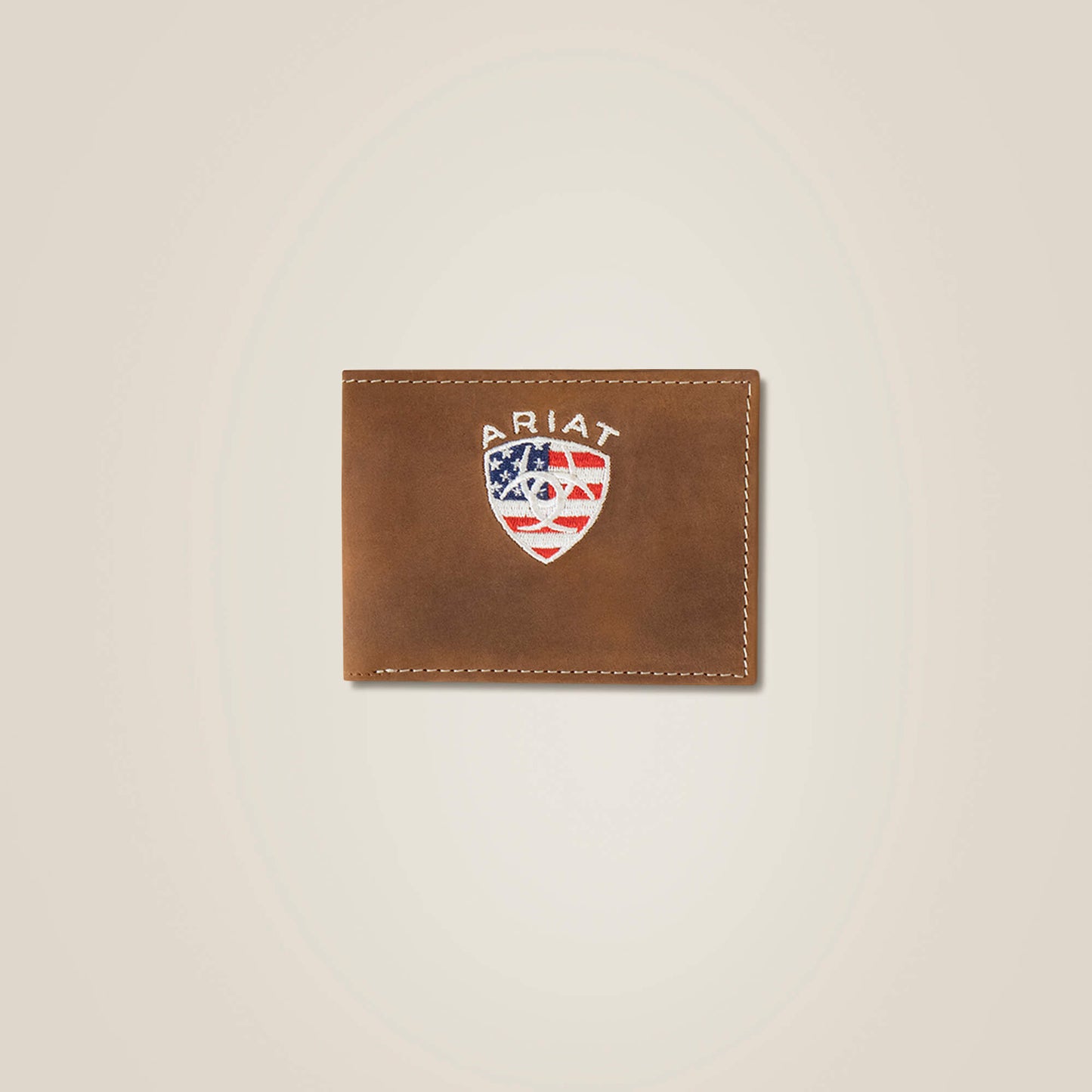 Ariat Men Flag Shield Bifold Wallet