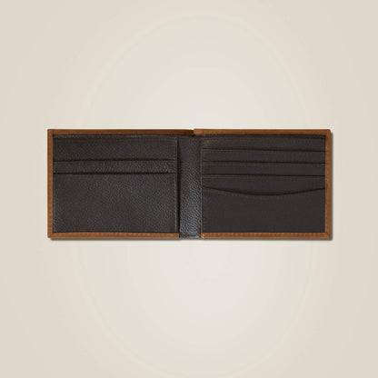 Ariat Men Flag Shield Bifold Wallet