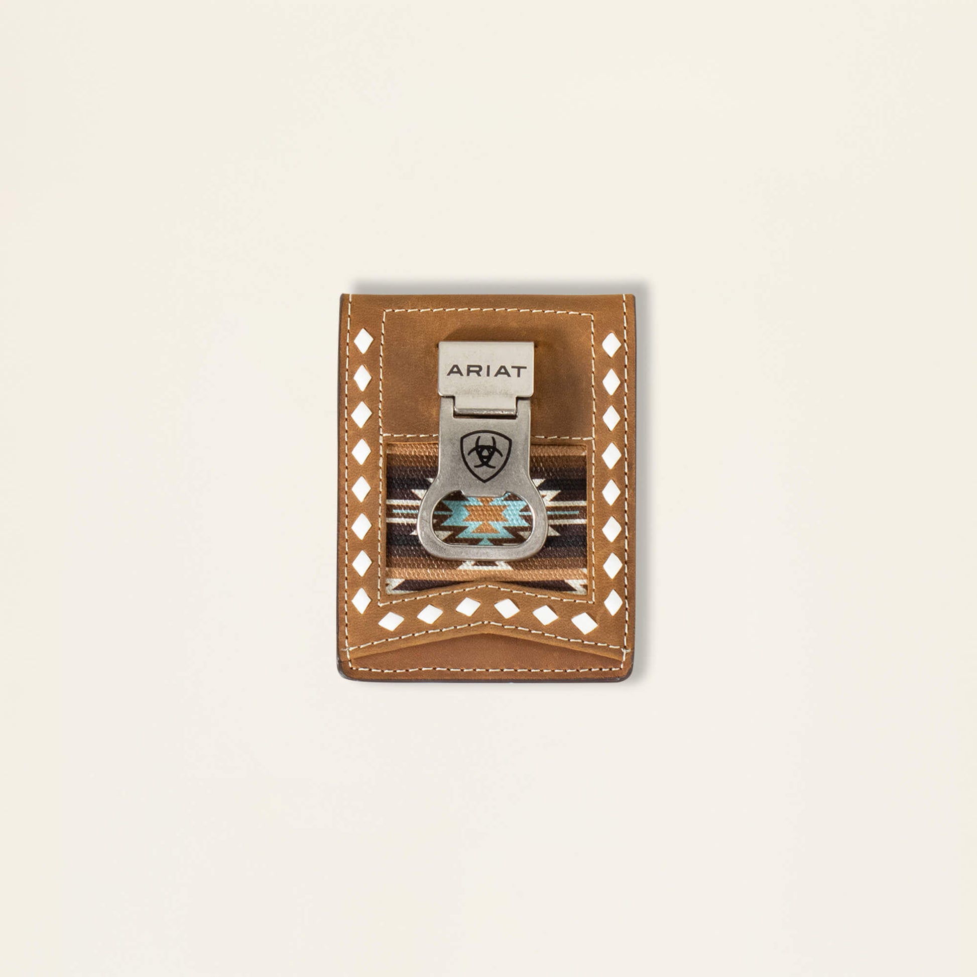 Ariat Men Southwest Diamond Money Clip