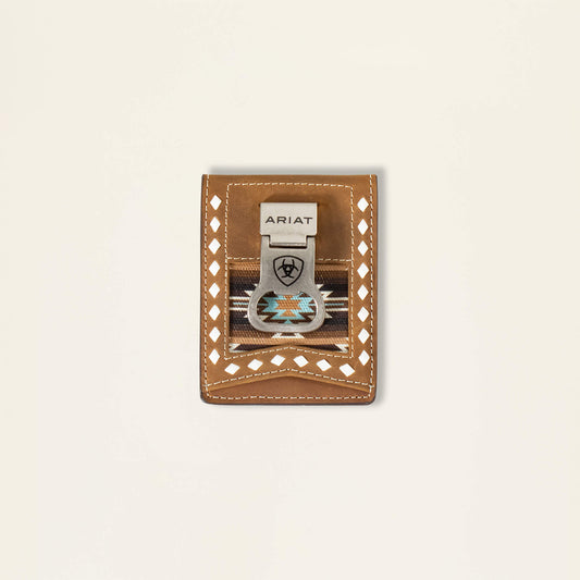 Ariat Men Southwest Diamond Money Clip