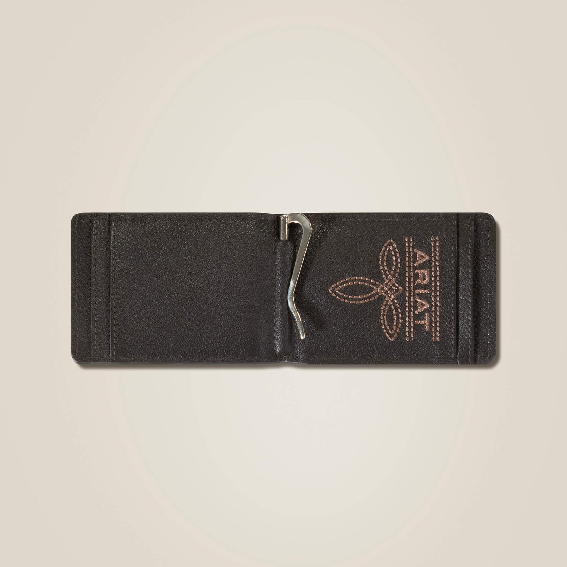 Ariat Men Flag Shield Clip Wallet