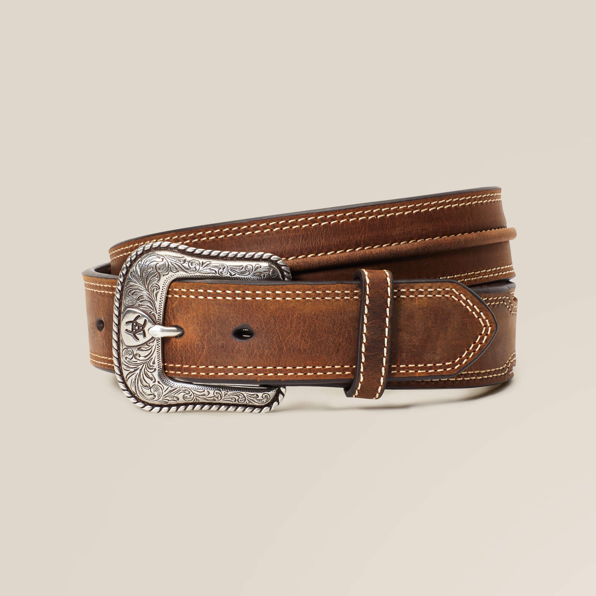 Ariat Men Center Ridge Tan Belt