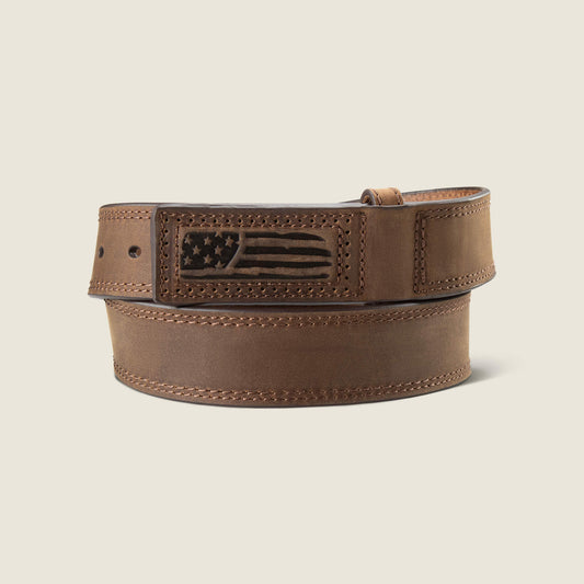 Ariat Men Work Flag Scratchless Belt