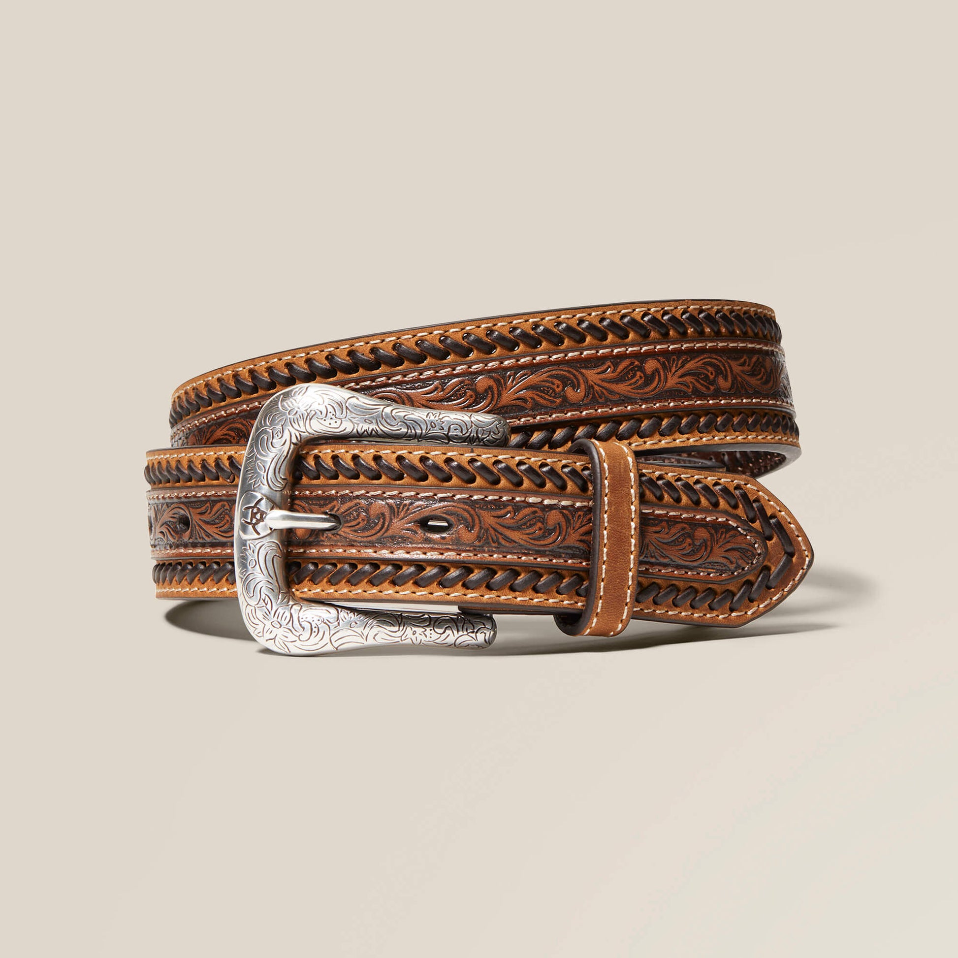 Ariat Men Filigree Stripe Belt