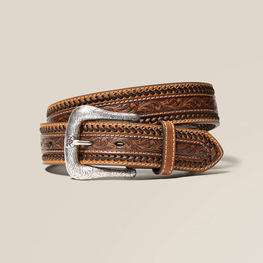 Ariat Men Filigree Stripe Belt