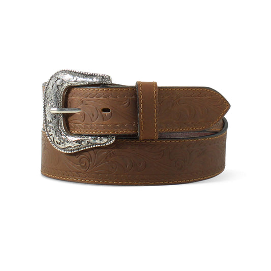 Ariat Men Floral Embossed Belt