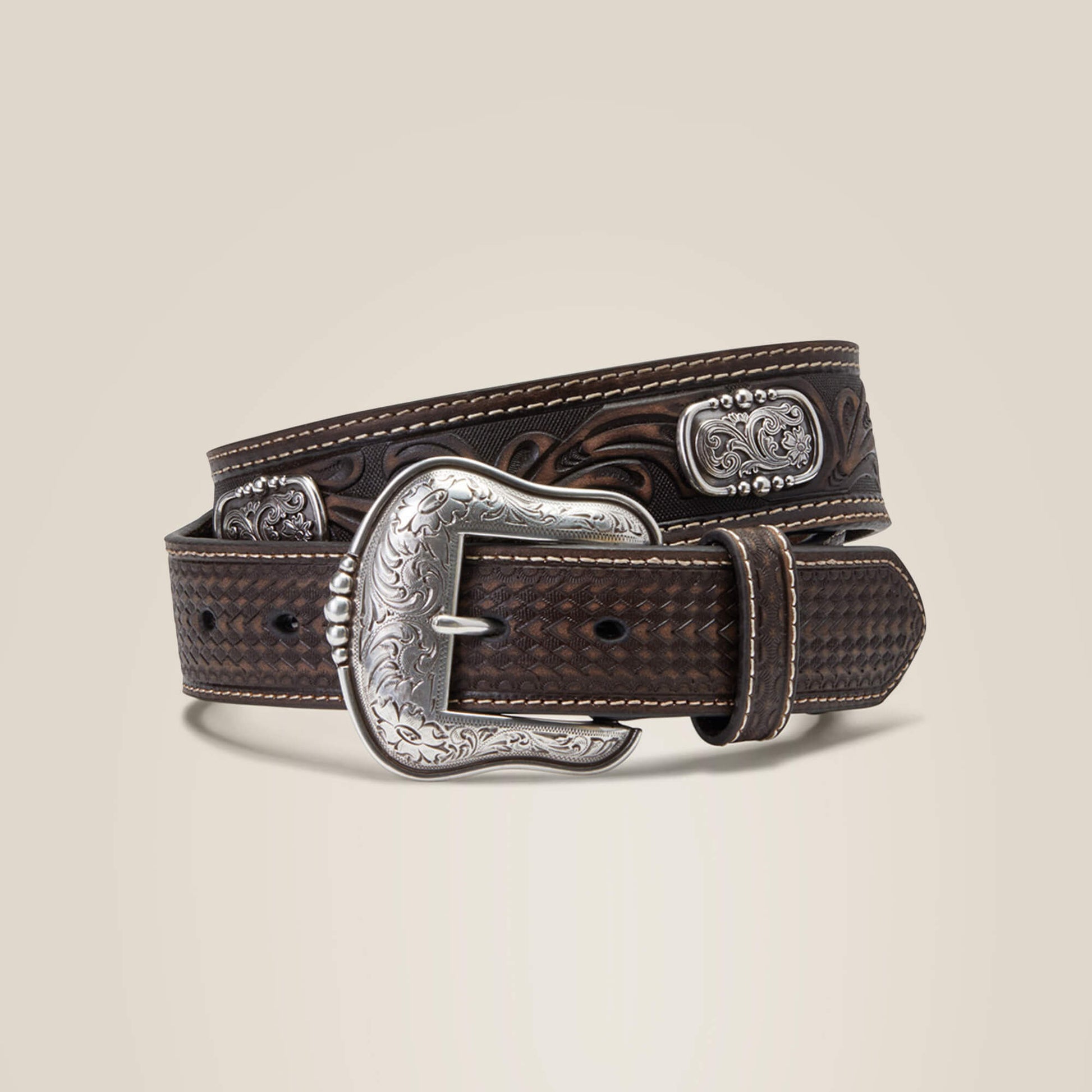 Ariat Men Filigree Concho Belt