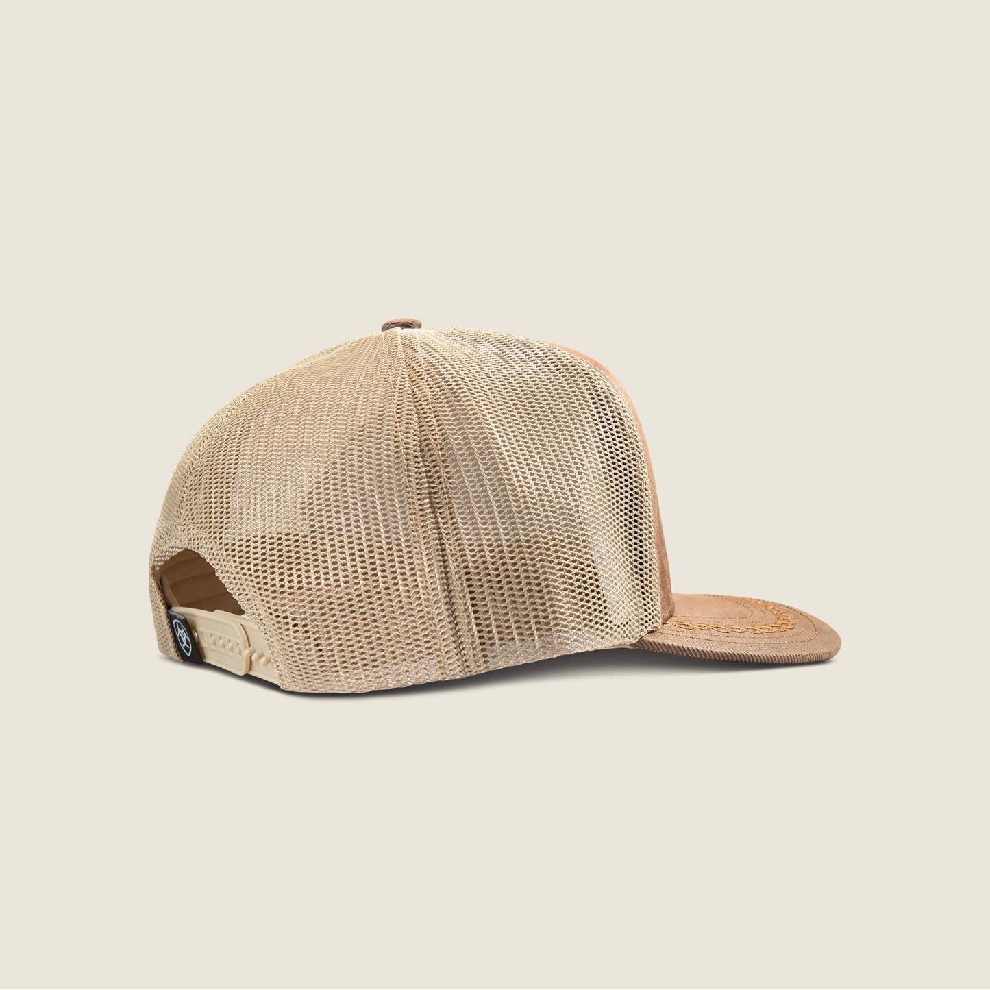Ariat Men Oilskin Faux Leather Patch Cap