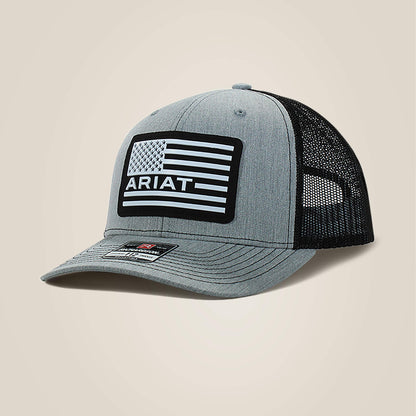 Ariat Men Usa flag patch logo cap