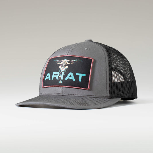 Ariat Men Bull Skull Cap