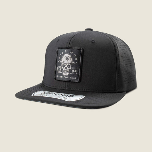 Ariat Men Work Roughneck Reflective Patch Snapback Cap