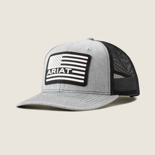 Ariat Men Red/ White/ Blue Logo Cap