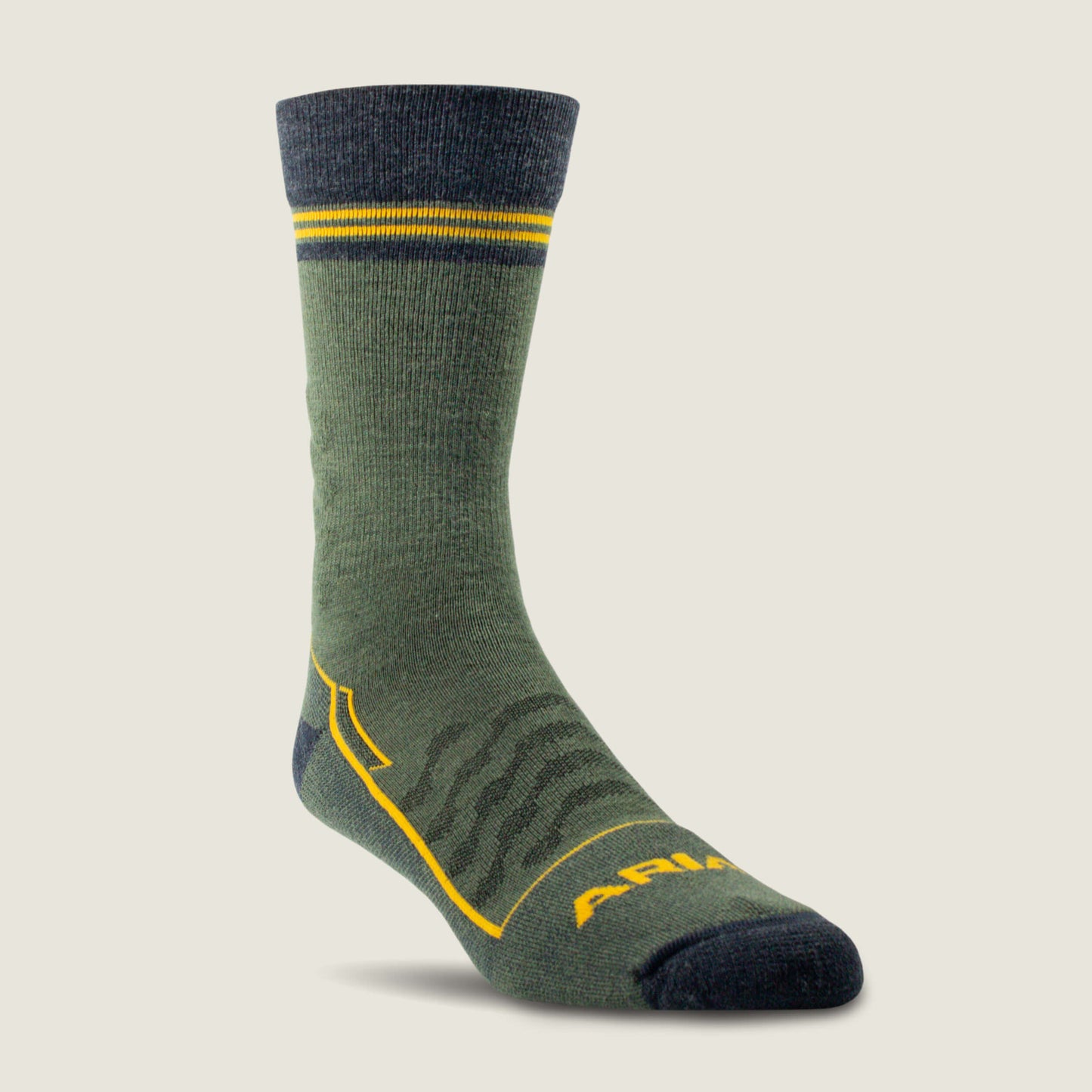 Ariat Men|Women Technical Merino Wool Blend Steel Toe Work Sock