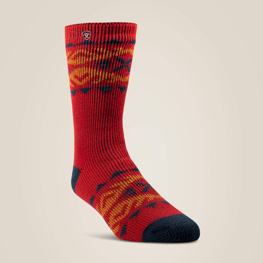 Ariat Men Premium Alpine Sock Pair Multi Color Pair