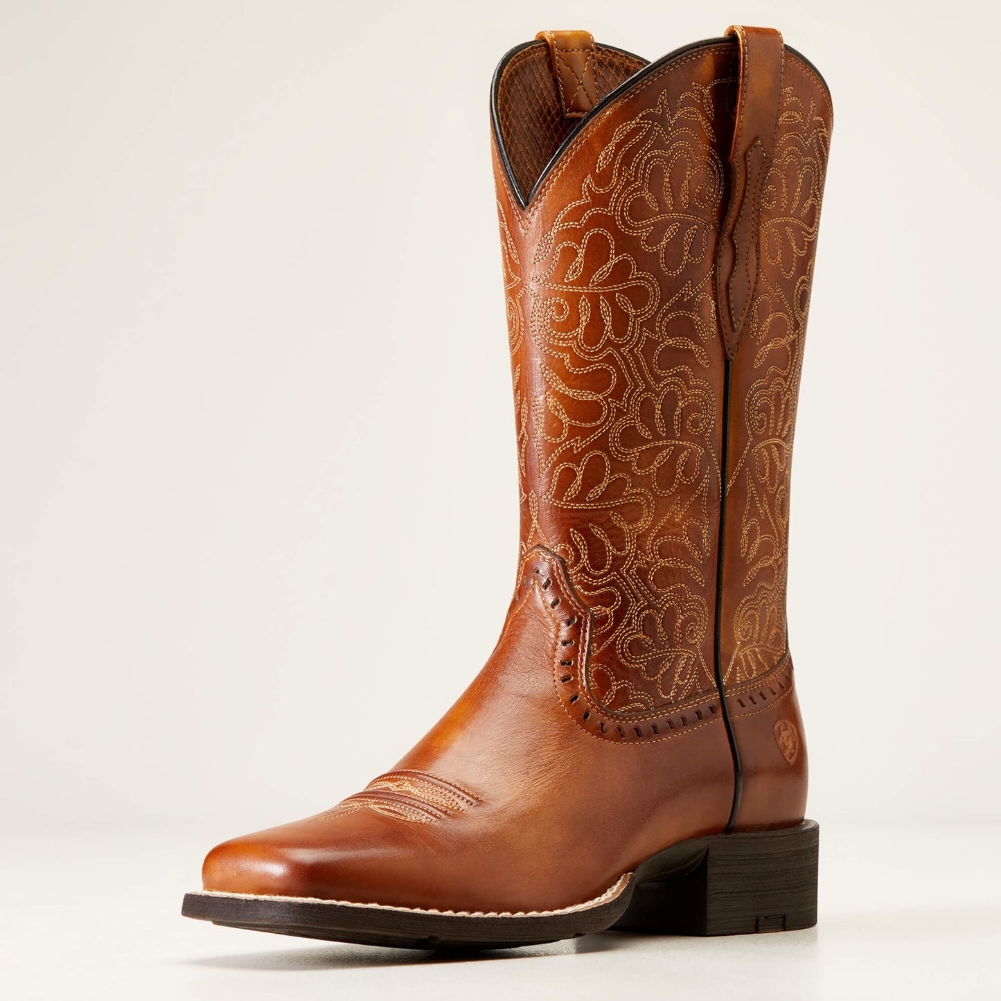 Ariat Women Round Up Remuda Wide Square Toe Western Boot