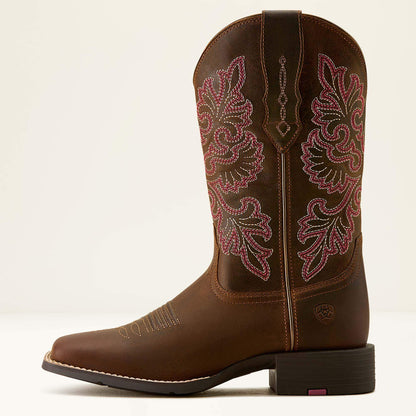 Ariat Women|Trends Round Up StretchFit Wide Square Toe Western Boot