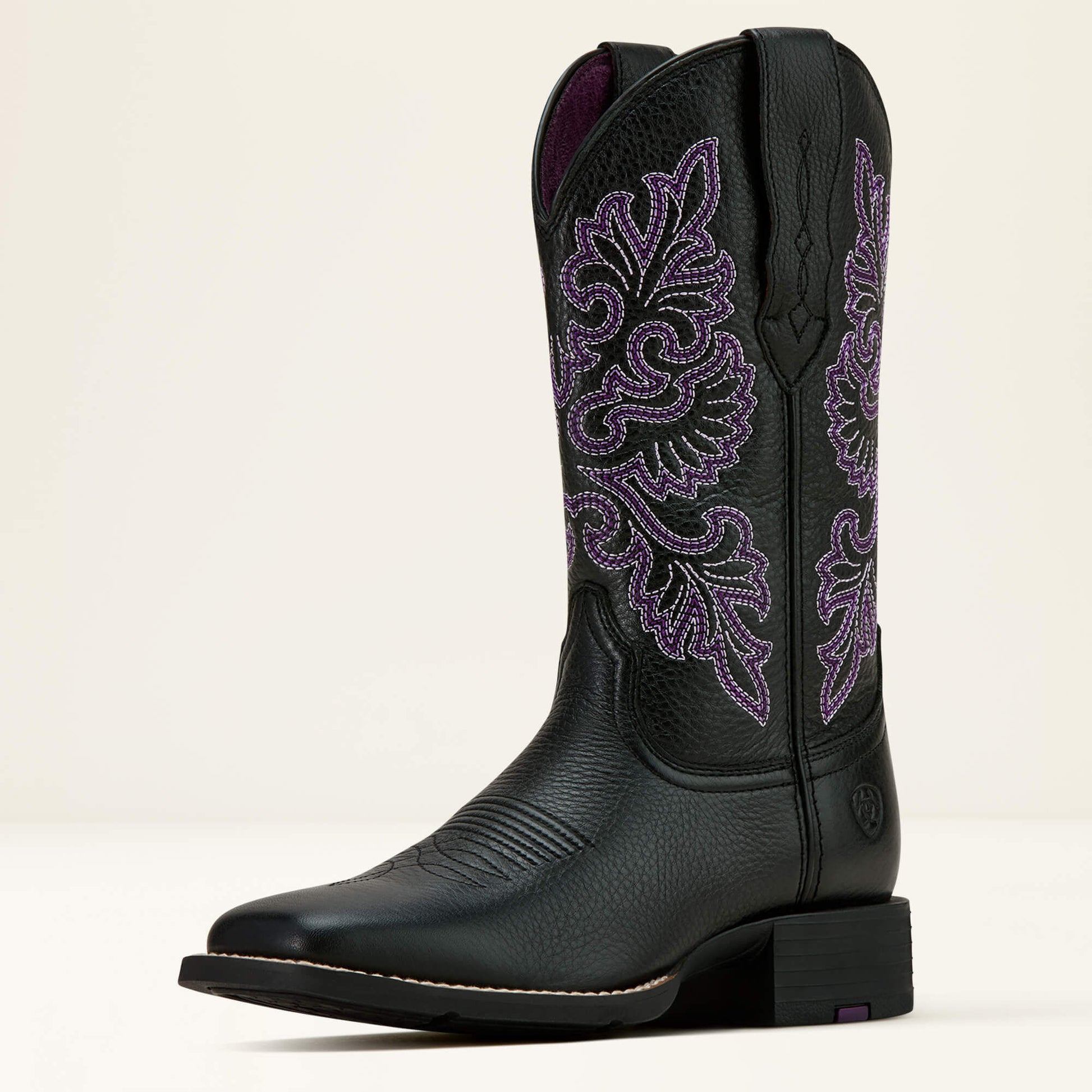Ariat Women Round Up StretchFit Wide Square Toe Western Boot