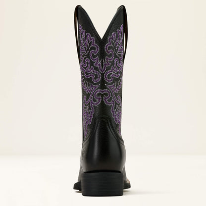 Ariat Women Round Up StretchFit Wide Square Toe Western Boot