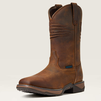 Ariat Women Anthem Patriot Waterproof Western Boot