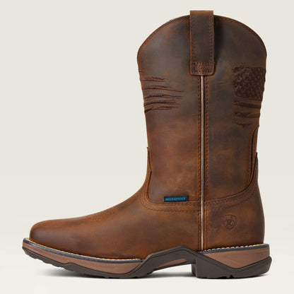 Ariat Women Anthem Patriot Waterproof Western Boot