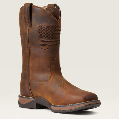 Ariat Women Anthem Patriot Waterproof Western Boot