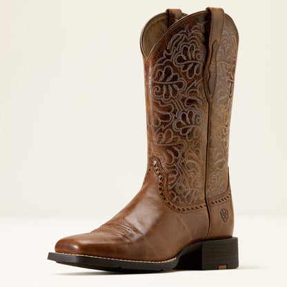 Ariat Women|Trends Round Up Remuda Wide Square Toe Western Boot